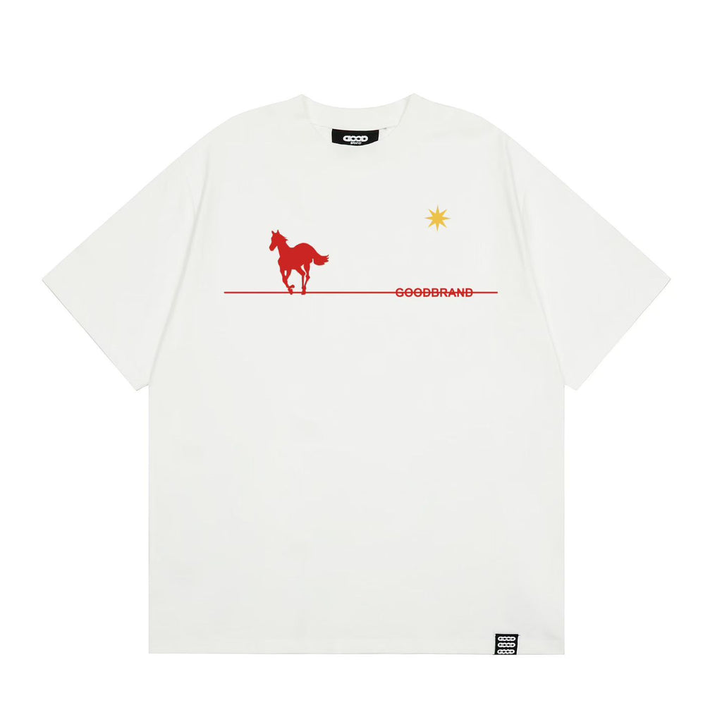 T-shirt à manches courtes Casual Print Warhorse