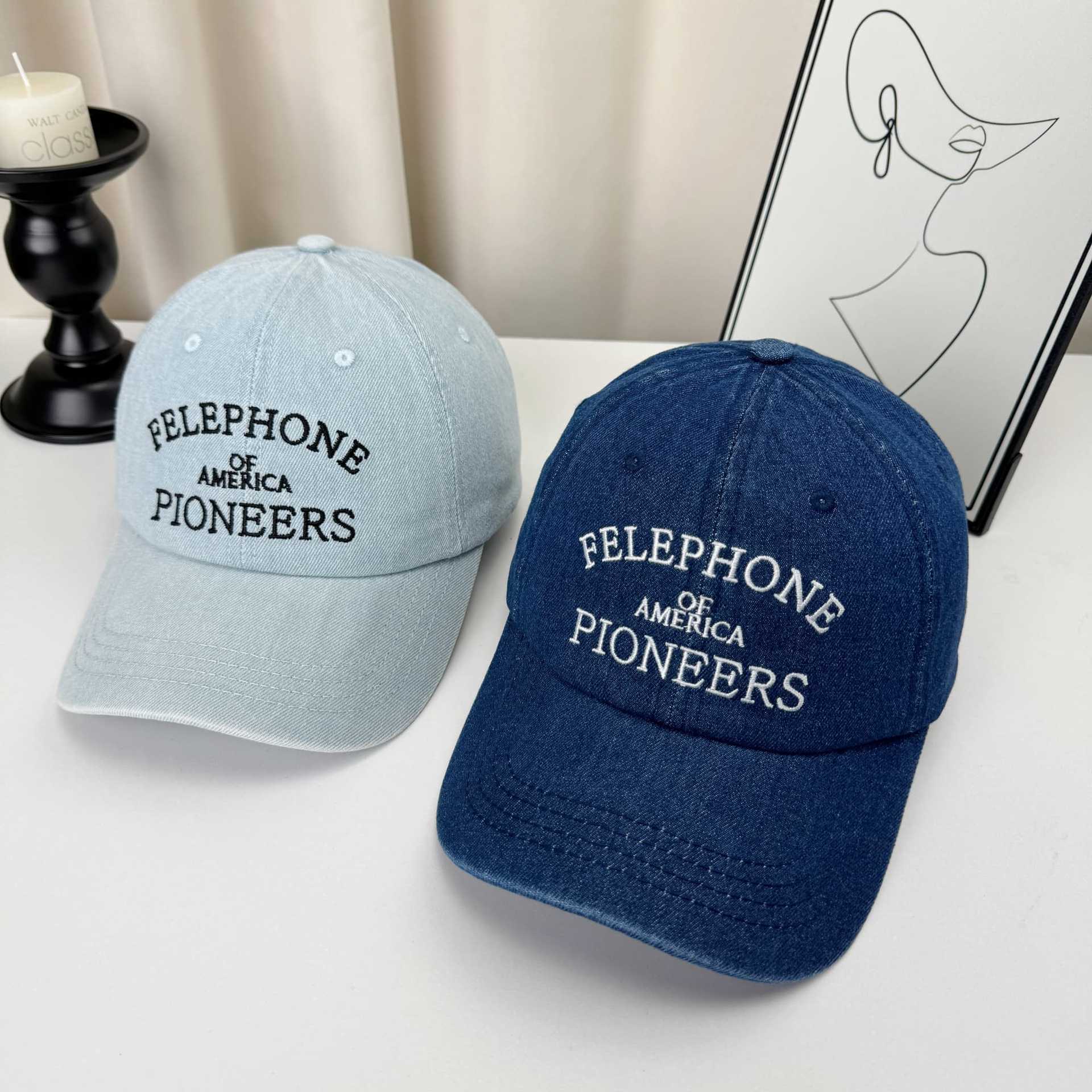 Chapeau de baseball de Denim polyvalent pour hommes