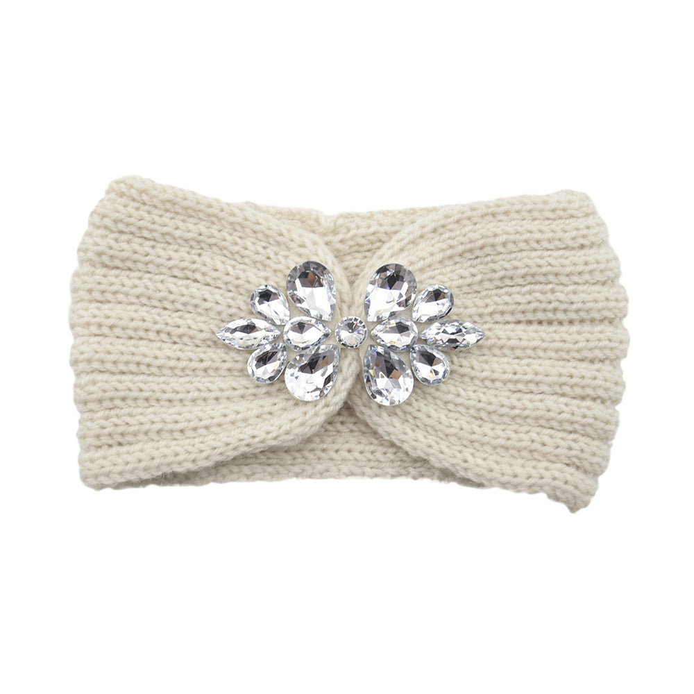 Exercice de lavage du visage Yoga Bandeau de laine chaude