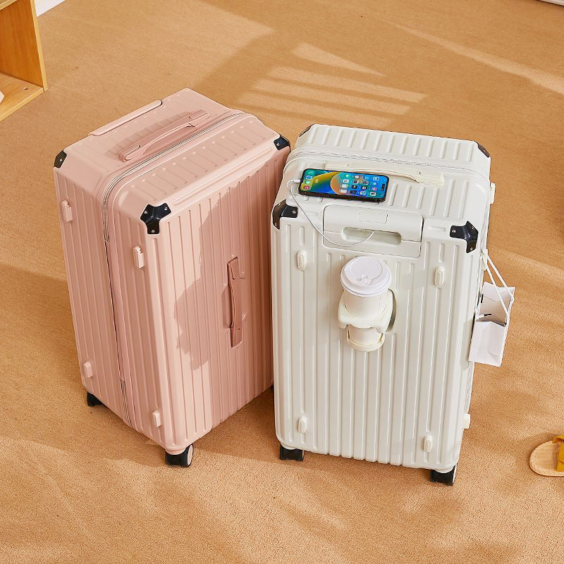Bagages Grande capacité Cas de chariot étudiant épaissé solide durable avec Cornerite Passwo