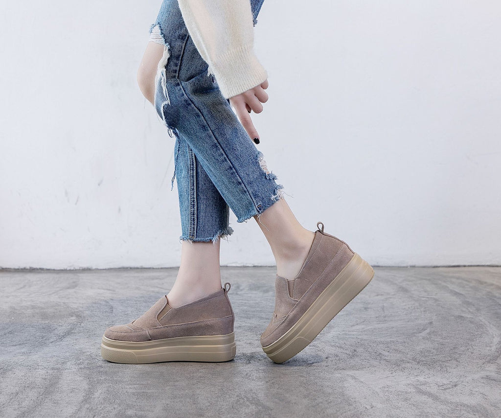 Chaussures Casual Noir tout en cuir