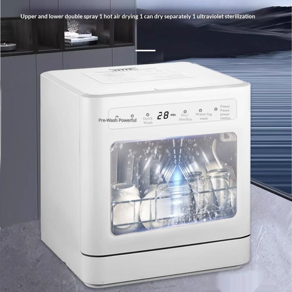 Lave-vaisselle compact sans assemblage intelligent pour usage domestique