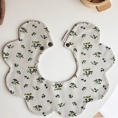 Super doux en coton peigné bébé tache de lait prévenir les pétales bib