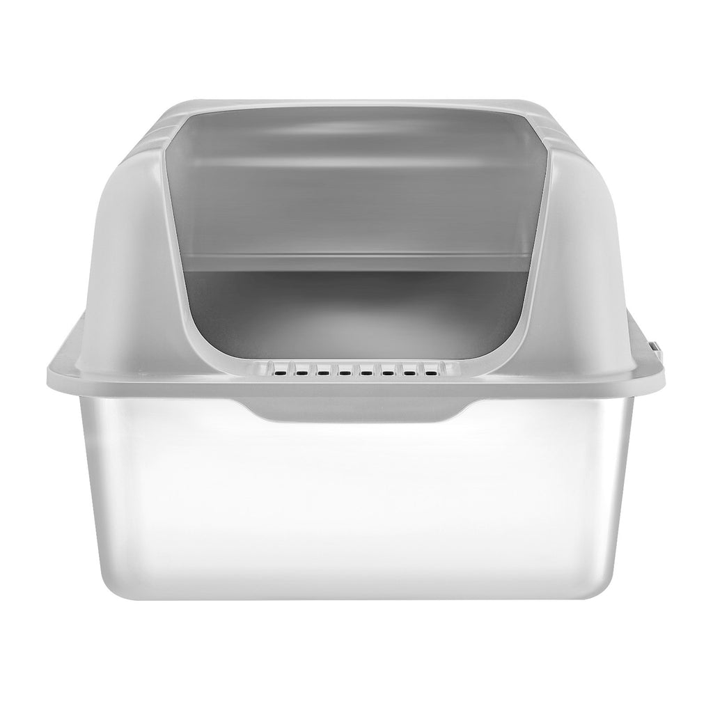 VEVOR 6 Boîte à litière pour chat profond Boîte à litière sans or avec panneau filtrant