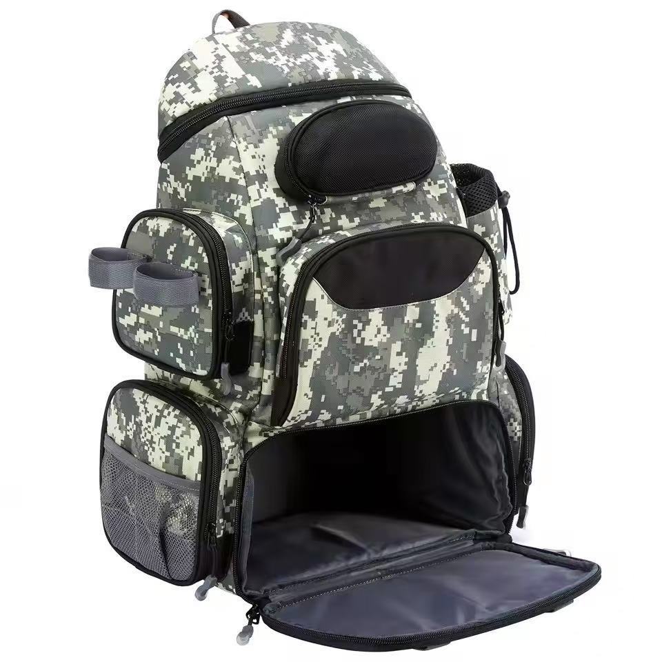 Sac à dos en boîte pour équipement de pêche