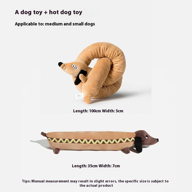 Self-Hi Soulager Stuffy Plan pour chiot Jouets pour chiens de saucisse