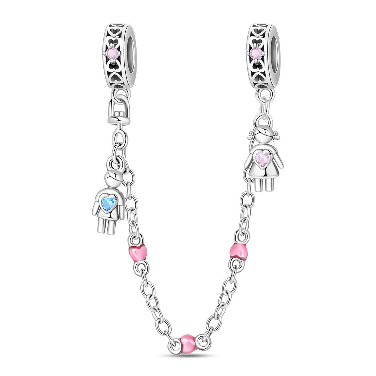Pendentif romantique et bracelet perlé