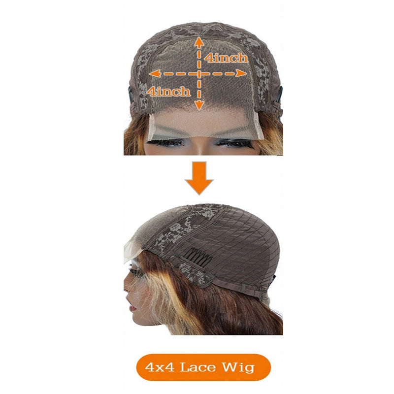 Perruque Dentelle avant P4 27 Véritable coiffure