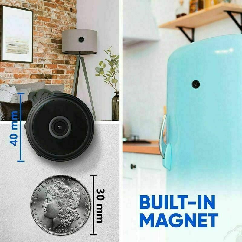 Mini caméra cachée Spy sans fil Wifi IP Maison Sécurité 1080P HD DVR Night Vision