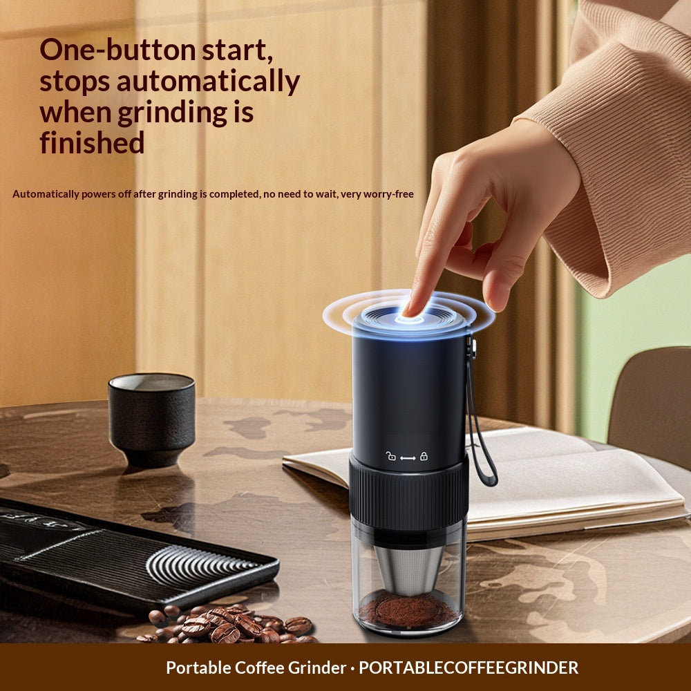 Grinder de café électrique sans fil réglable à la maison