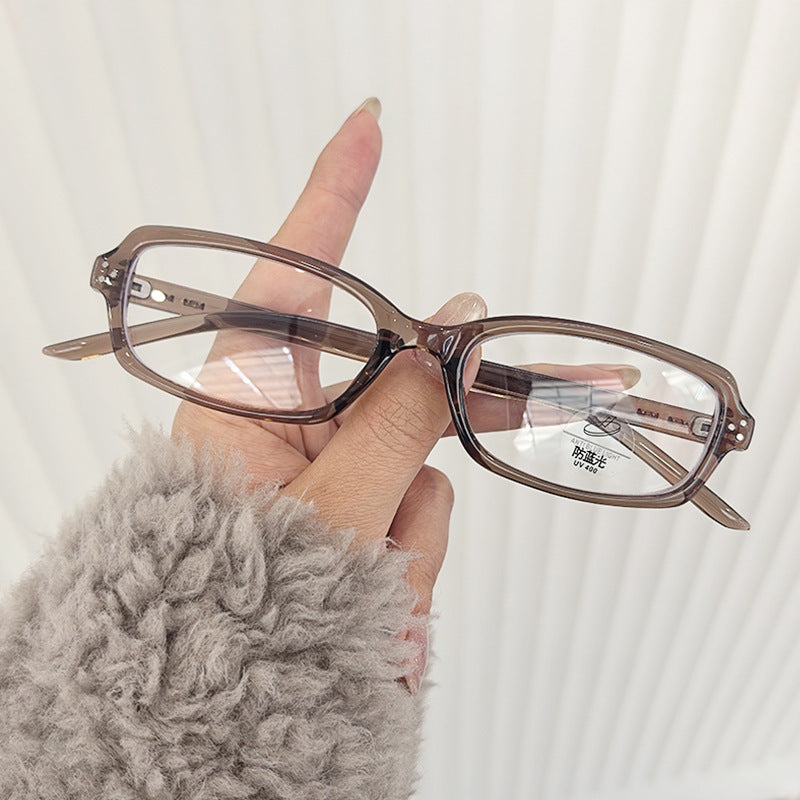 Lunettes de soleil tendance rétro de petit cadre carré