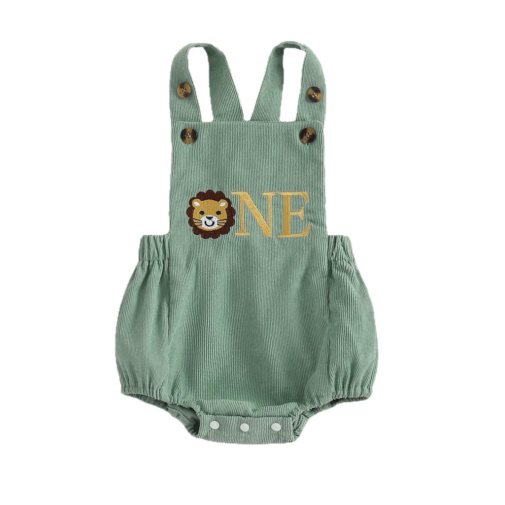 Mignon bébé Romper d'été avec pailles brodées