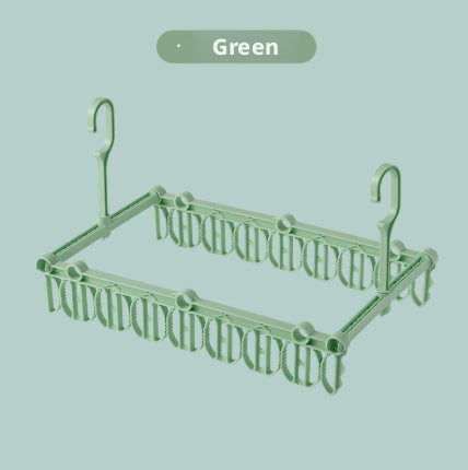 Cintre multifonction-360° rotatable-vert-PP-1 pièce