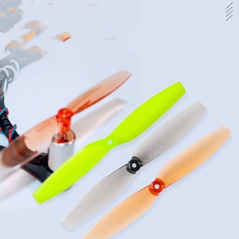 65mm hélice à deux lames Positive et Négatif Racing Chambre hélice haute efficacité