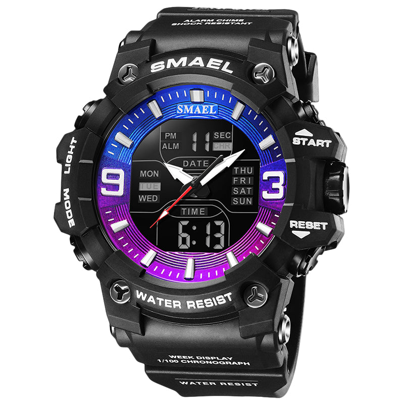 Montre électronique étanche à l'eau de sport