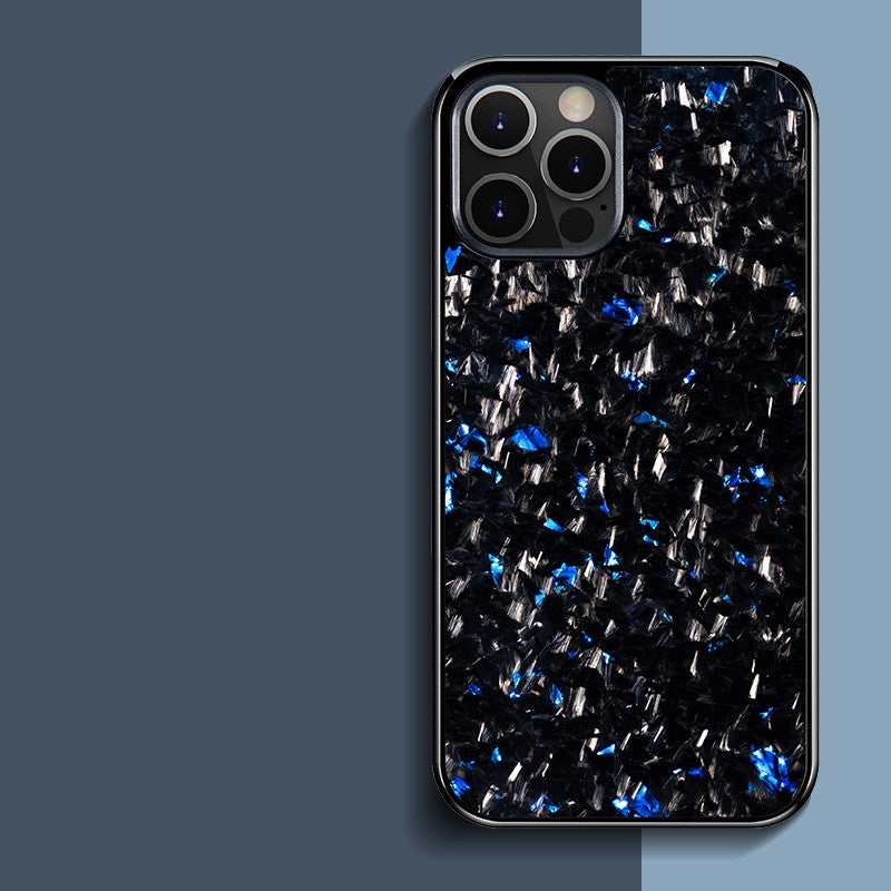 Case de téléphone en fibre de carbone forgée