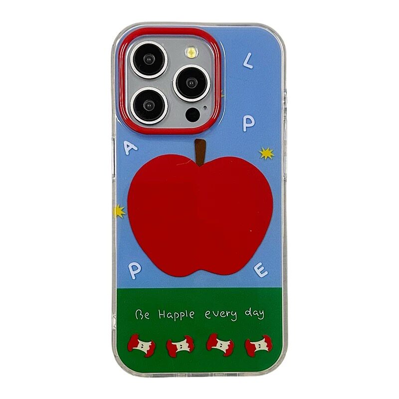 Cute Et Trendy Color-block Letter Phone Case