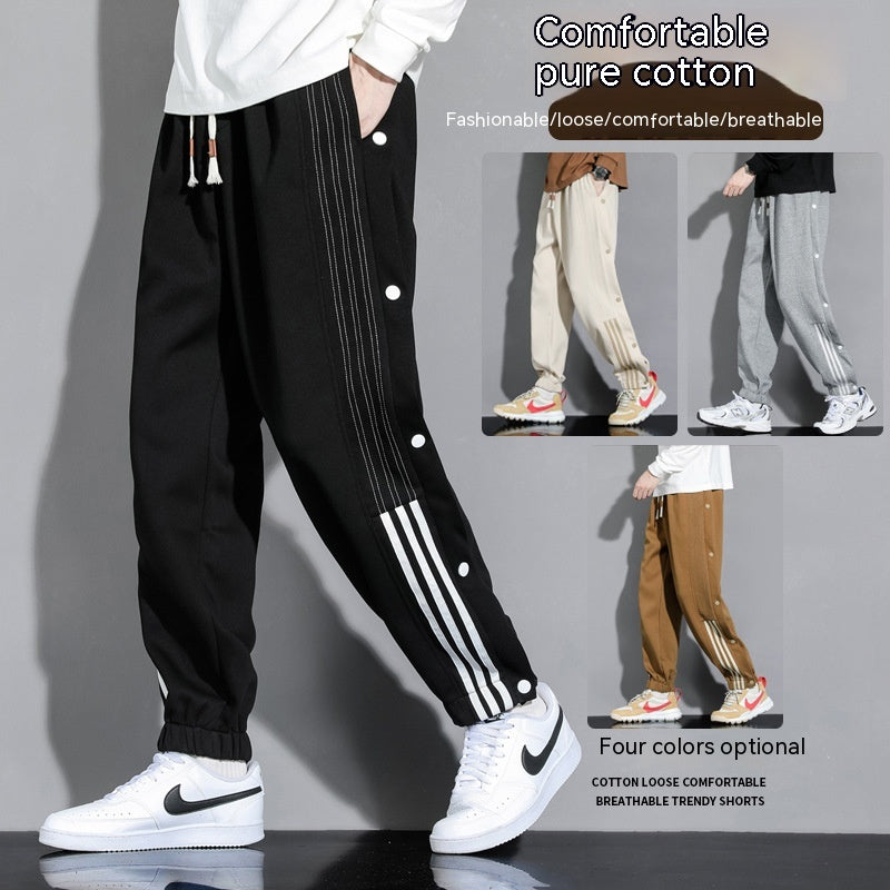 Pantalons de sport à la cheville, à la mode et à l'automne pour hommes