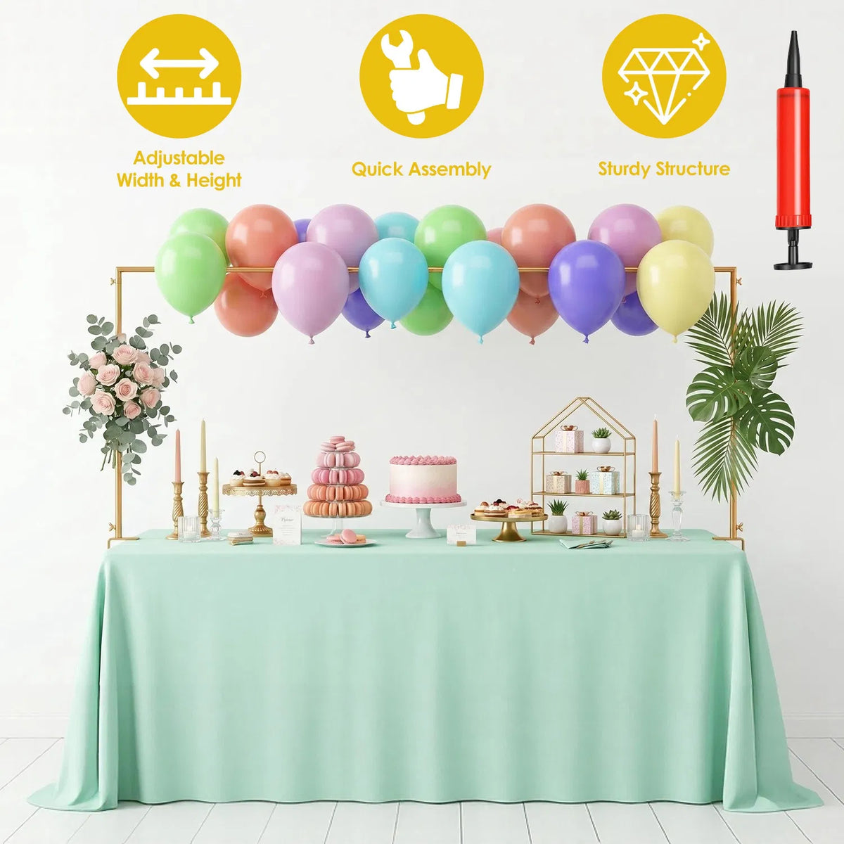 Table réglable Arch Decor Stand