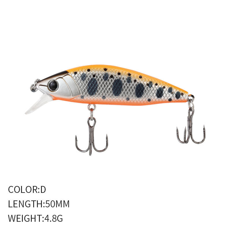 Long jet submergé Minoluya Bait Micro Objet Cheval Bouche Blanc Barre Faux