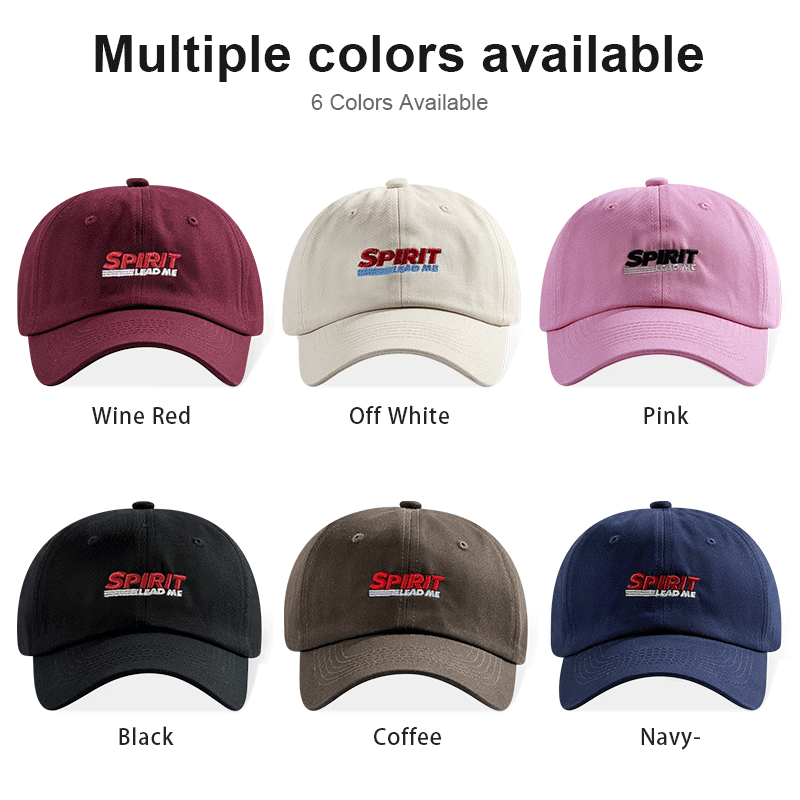 Christian Religieux SPIRIT LEAD ME Brodé Vintage Lavé Dad Hat Unisexe Faith Basebal