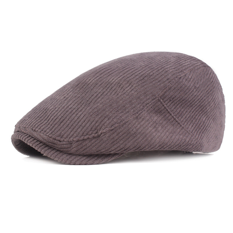 Les hommes rayés ont pris un cap chaud pour l'automne et l'hiver Casual Baseball Cap