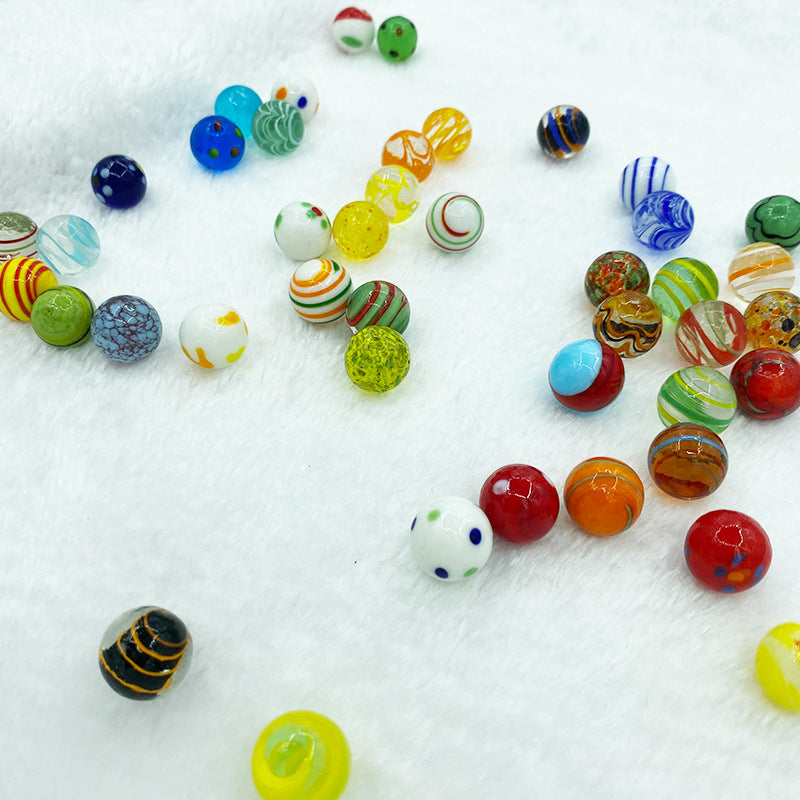 Colorful Solid Game marbres de verre réservoir de poisson et décoration de pot de fleurs