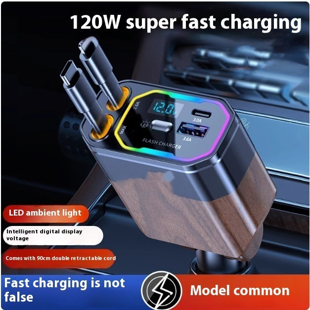 120W téléphone portable ligne de recharge rapide