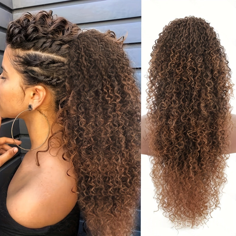 Perruque synthétique de style africain
