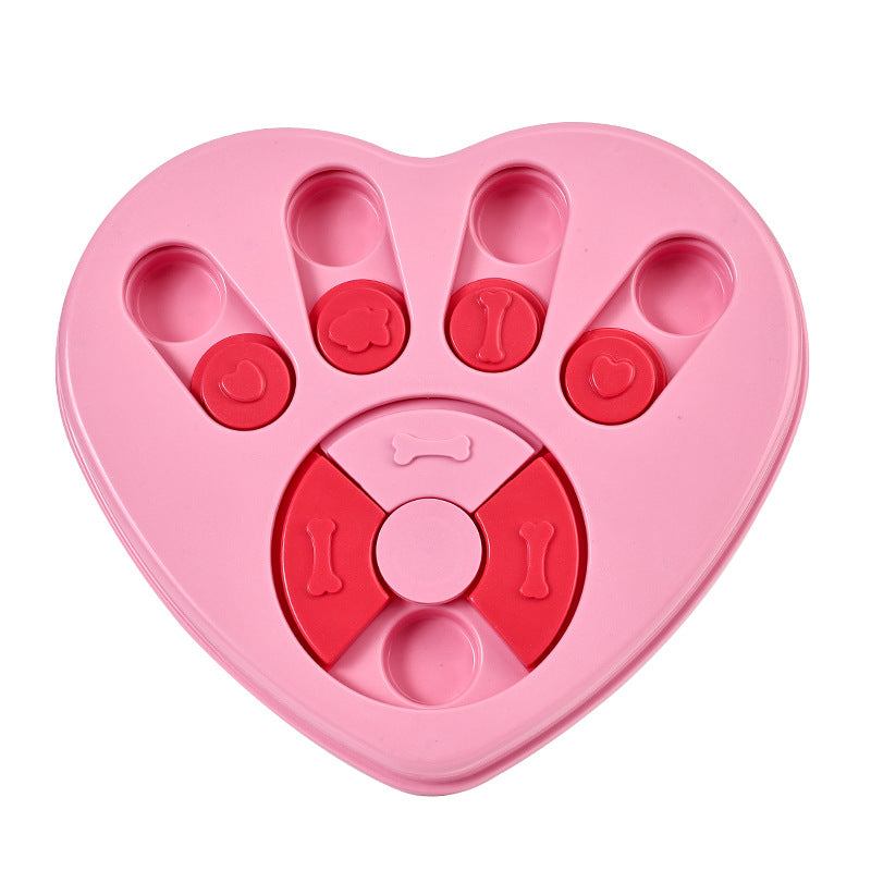Puzzle de chien Jouet d'alimentation lente