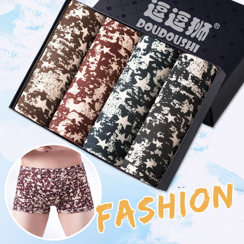 Boxer homme Slips Étudiant Mode tendance Nouveau