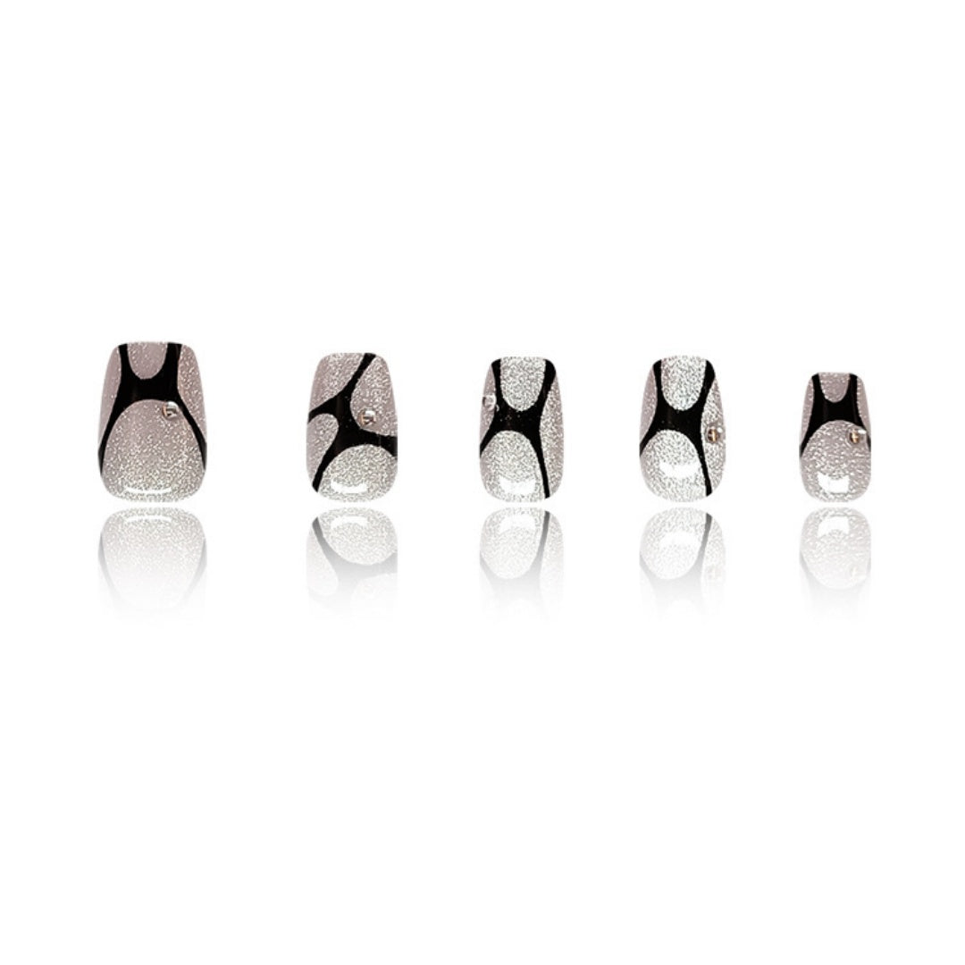 30 pièces de Na artificiel à base de pierres gemmes 3D graduées à l'aide de l'œil de chat rectangulaire court