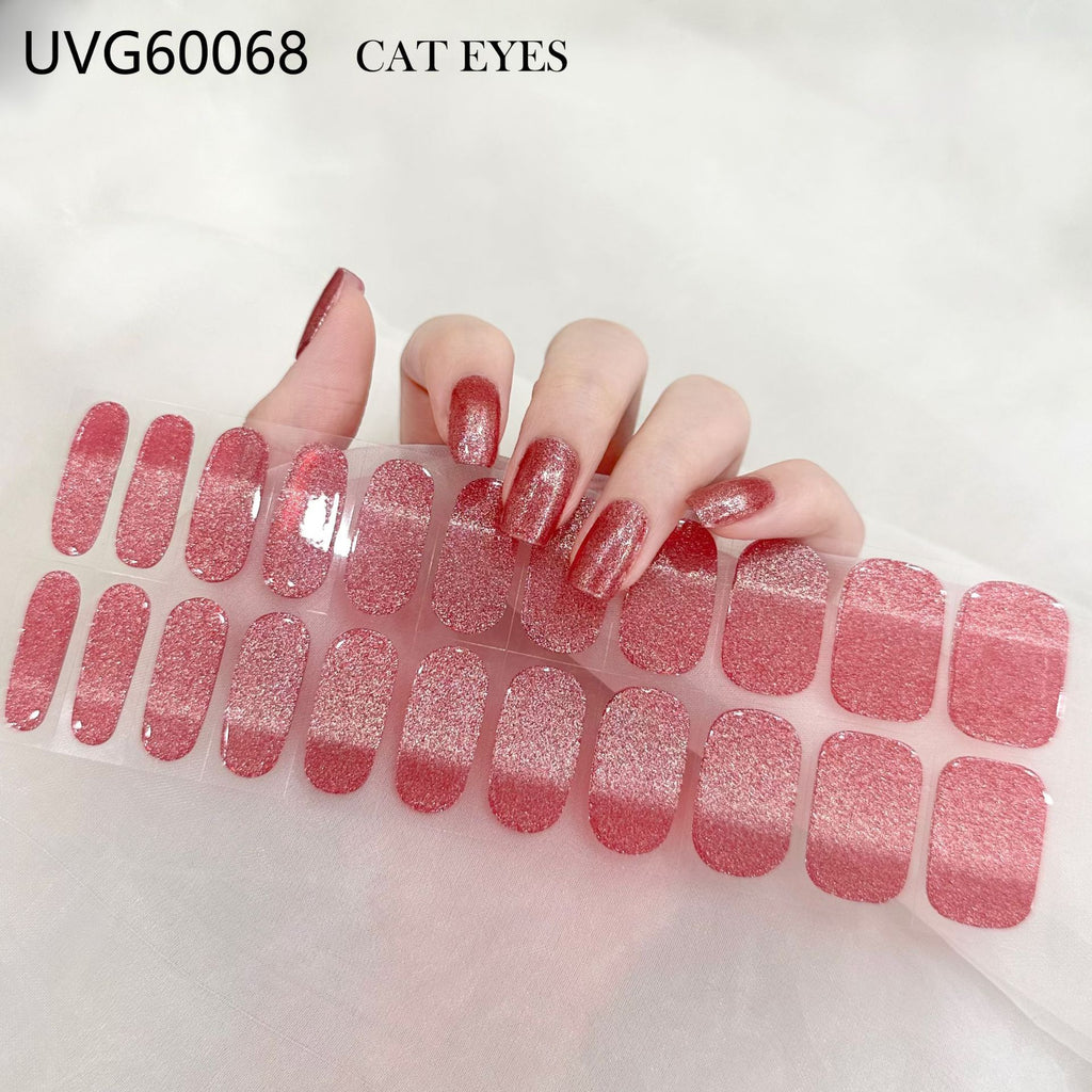 Sticker à ongles de gel UV Semi-cuisiné à ongles UV