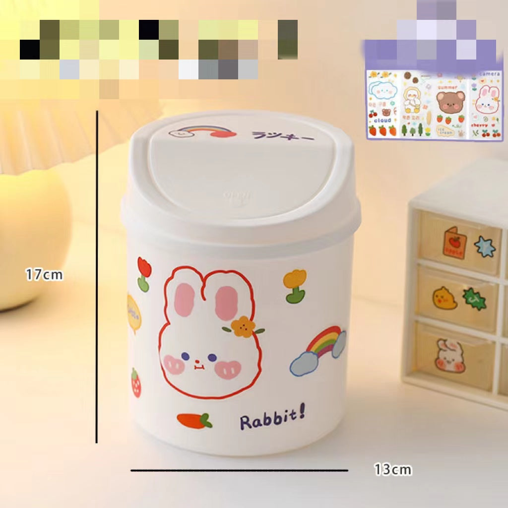 Poubelle de bureau Poubelle de bureau Organisateur Bucket Bureau Mini ours Poubelle de bureau