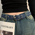 Décoration de ceinture de denim à la mode coréenne