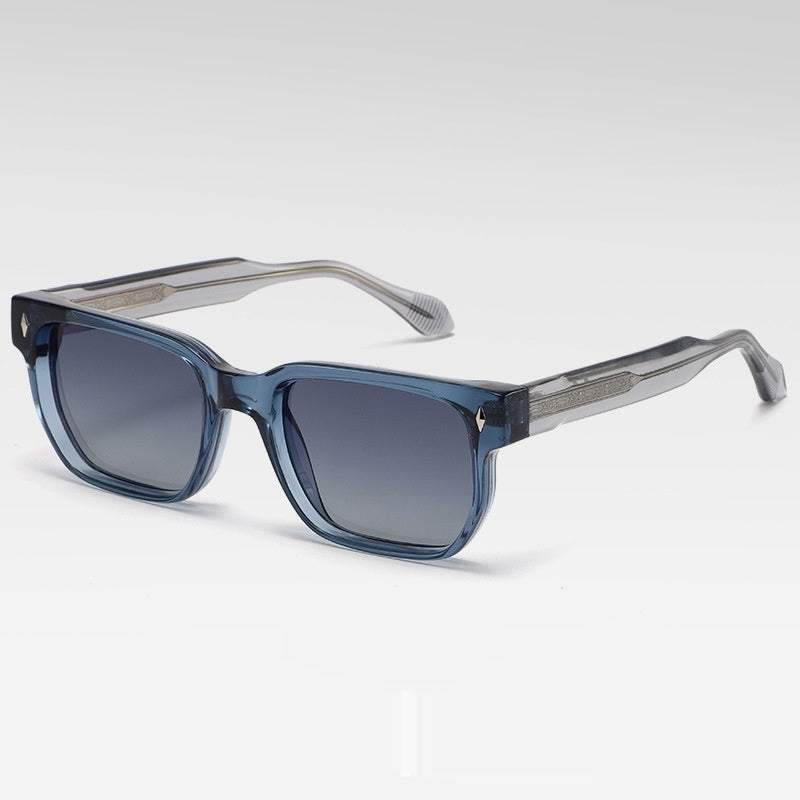 Lunettes de soleil vintage à cadre carré pour femmes