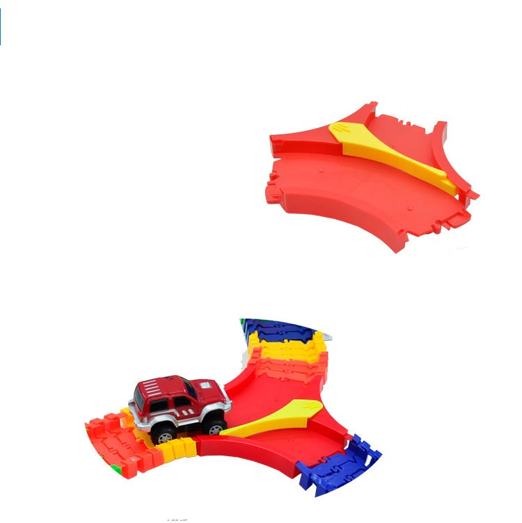 Jouets d'assemblage de bricolage de piste électrique pour enfants