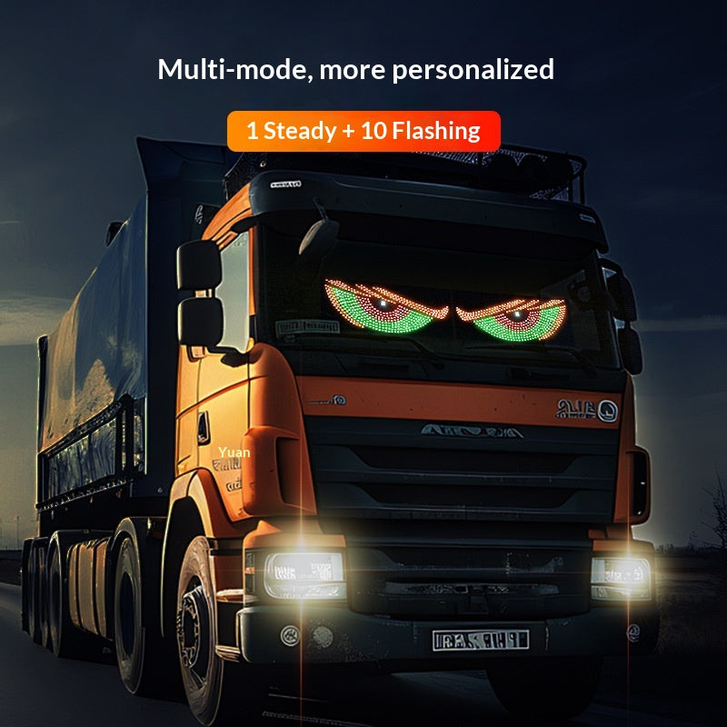 Étiquette de lumière de voiture dynamique affichage LED