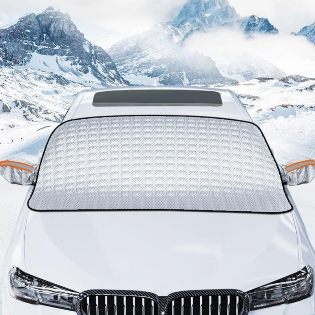 Couverture de neige pour pare-brise avant épaissé antigel Protection contre la neige et le gel