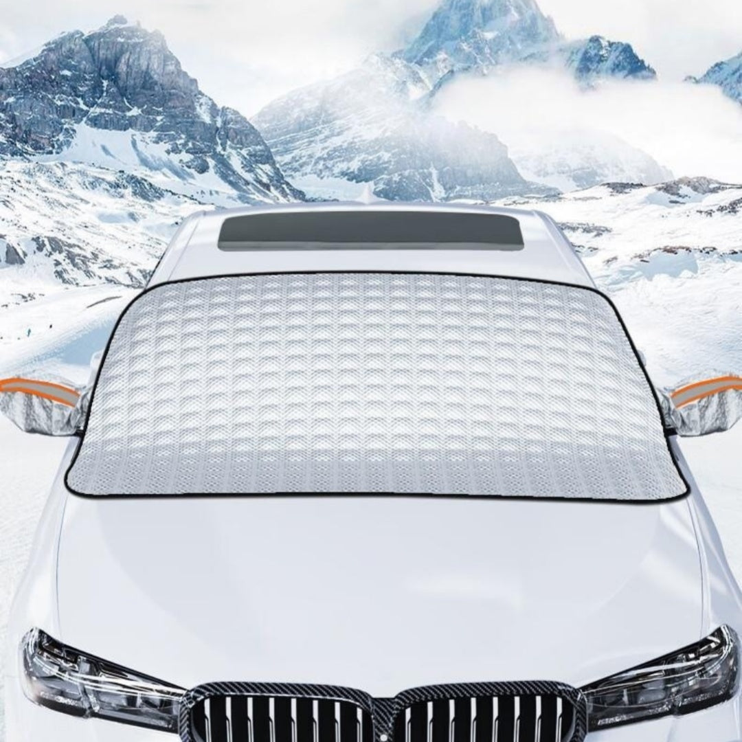 Couverture de neige pour pare-brise avant épaissé antigel Protection contre la neige et le gel