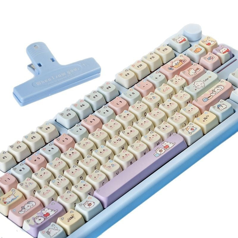 Thème personnalisé Sublimation cinq faces PBT Clavier mécanique personnalisé