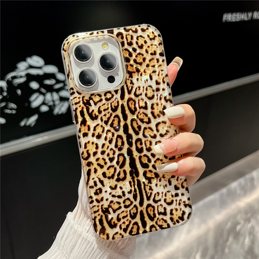 Étui de téléphone à double couche à écailles