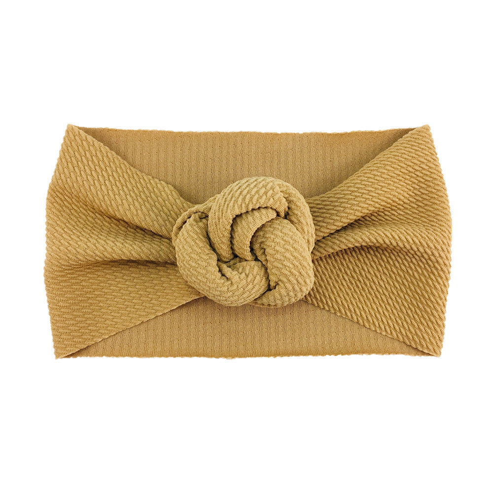 Bébé Twill Bubble Rose fleur bandeau Instagram style enfants accessoires de cheveux