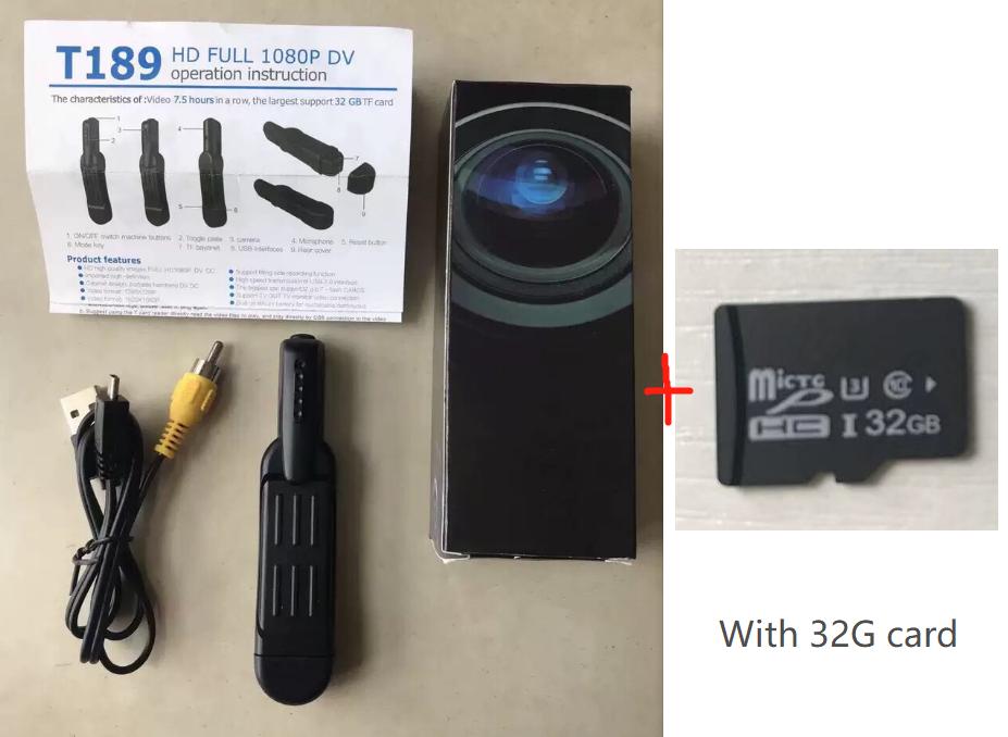 1080P HD caméra cachée Spy Mini stylo de poche