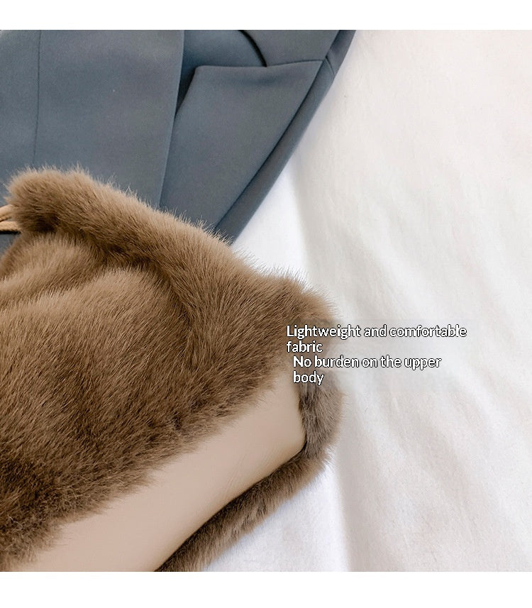 Sac en peluche Milan Mink pour l'automne Et l'hiver