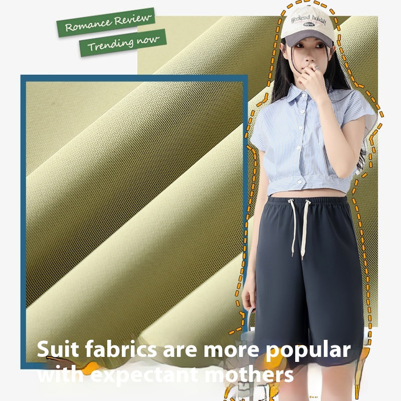 Le short des femmes enceintes Cropped L'été des femmes hors de portée mince haute taille large jambe