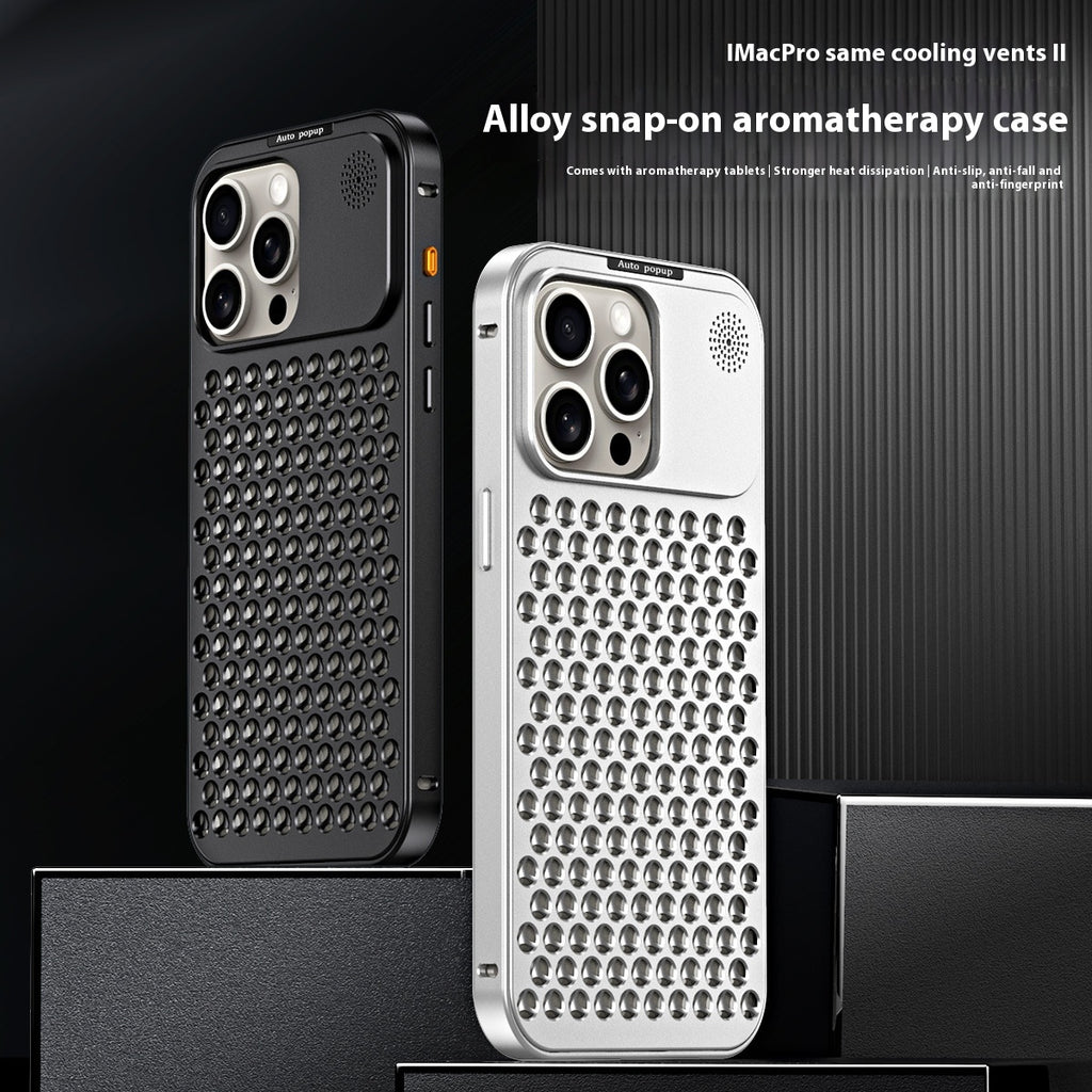 Étui de téléphone en alliage d'aluminium de mode
