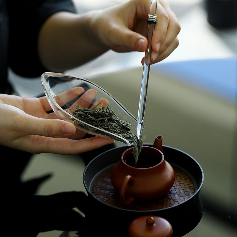 Borosilicate Transparent Tea cérémonie Utensiles Suite produits Set chinois