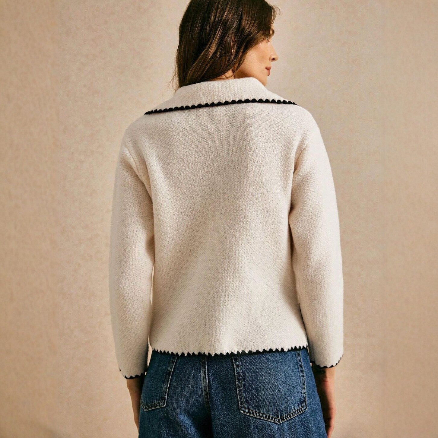 Chandails à dos long pour femmes Top
