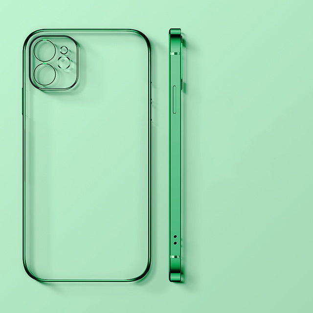 Étui de téléphone mobile ultramince transparent